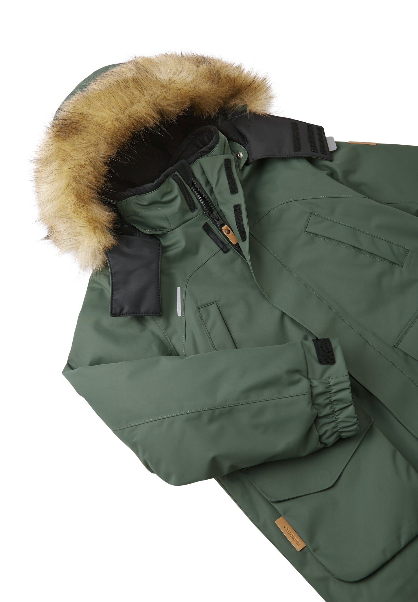REIMA TEC warme Winter-Daunenjacke/Parka Serkku<br> Gr. 104 bis 164<br> auch ohne Kunst-Pelz tragbar<br> 100% wasserdicht<br> echte zertifizierte Daune, waschbar<br> WS 12'000 mm