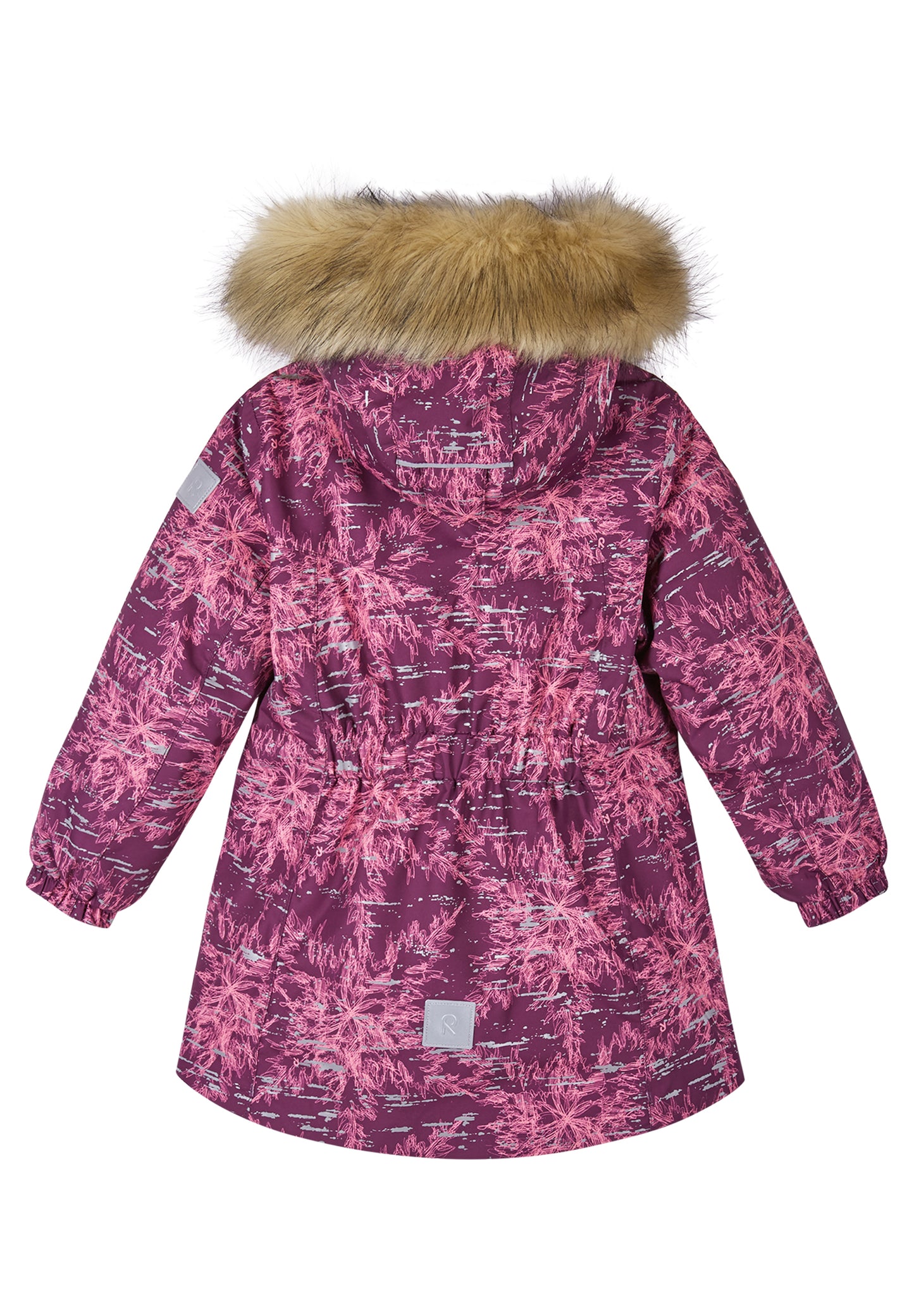 REIMA TEC Winterjacke/Parka Silda<br>Gr. 104, 110, 116, 122, 128<br> komplette Jacke reflektiert im Dunkeln <br>Kunstpelz abnehmbar, langer Schnitt<br> WS 15'000 mm