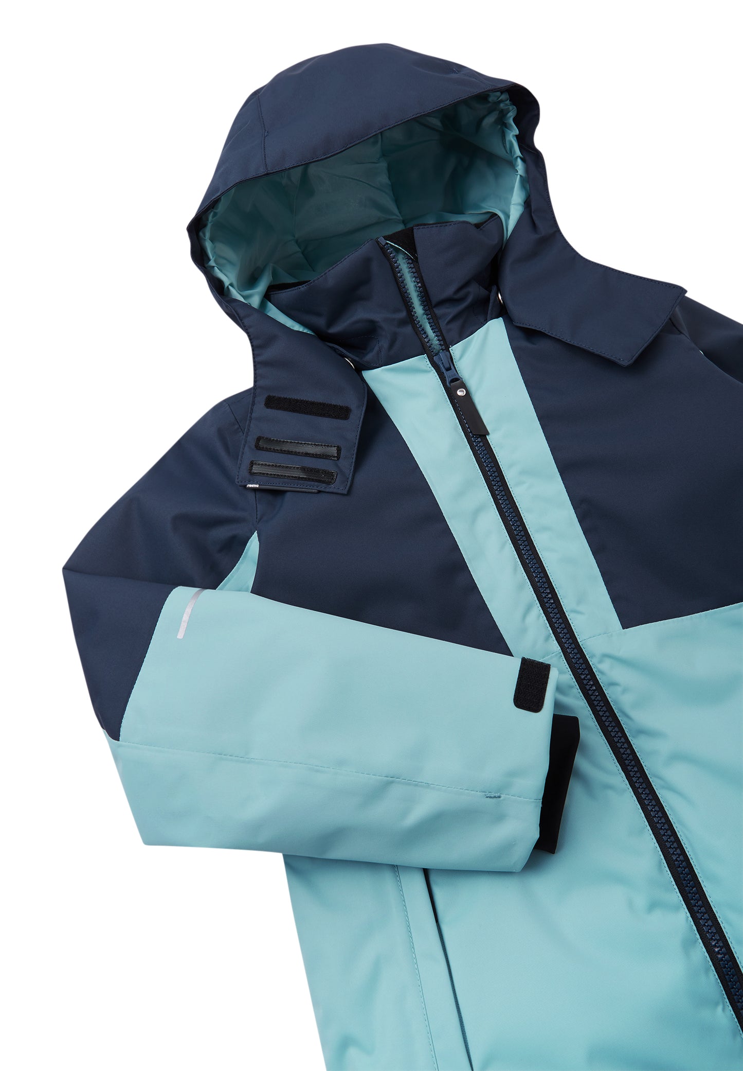 REIMA TEC Skijacke/Winterjacke Soppela <br>Gr. 110, 128, 134, 140, 146, 152, 158, 164 <br> Schneefang & verstellbare Ärmelbündchen mit Lycraeinsätzen<br> funktionelle Details<br> WS 10'000 mm