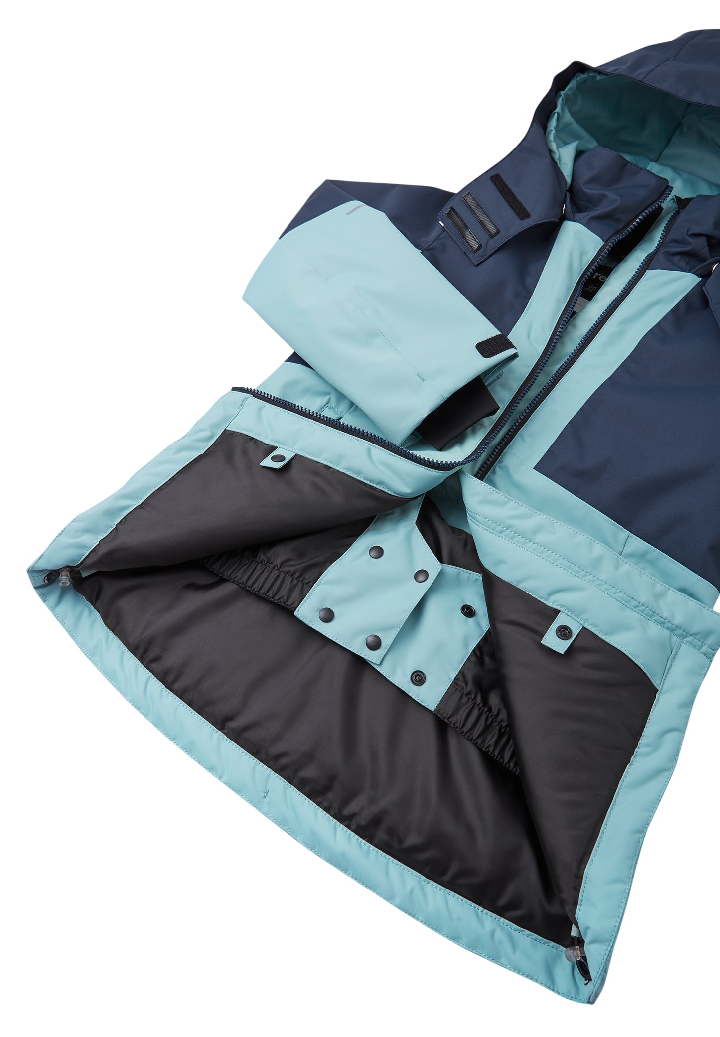 REIMA TEC Skijacke/Winterjacke Soppela <br>Gr. 110, 128, 134, 140, 146, 152, 158, 164 <br> Schneefang & verstellbare Ärmelbündchen mit Lycraeinsätzen<br> funktionelle Details<br> WS 10'000 mm