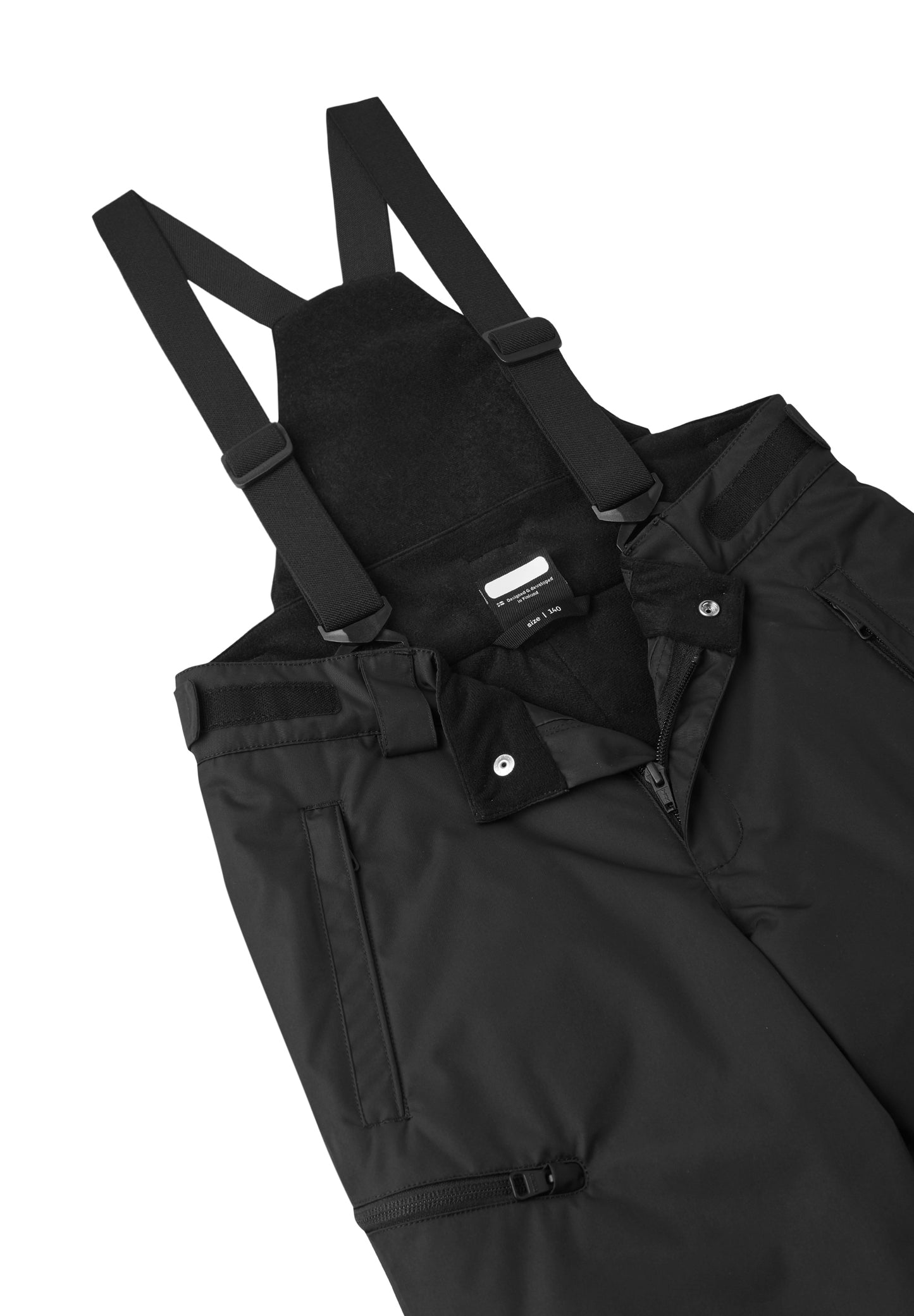 REIMA TEC+ Skihose<br> Terrie<br> Gr. 104 bis 164 <br>Po-Bereich mit Fleece isoliert<br> abnehmbare Träger, Schneefang am Beinende, Taille regulierbar<br> WS 12'000 mm