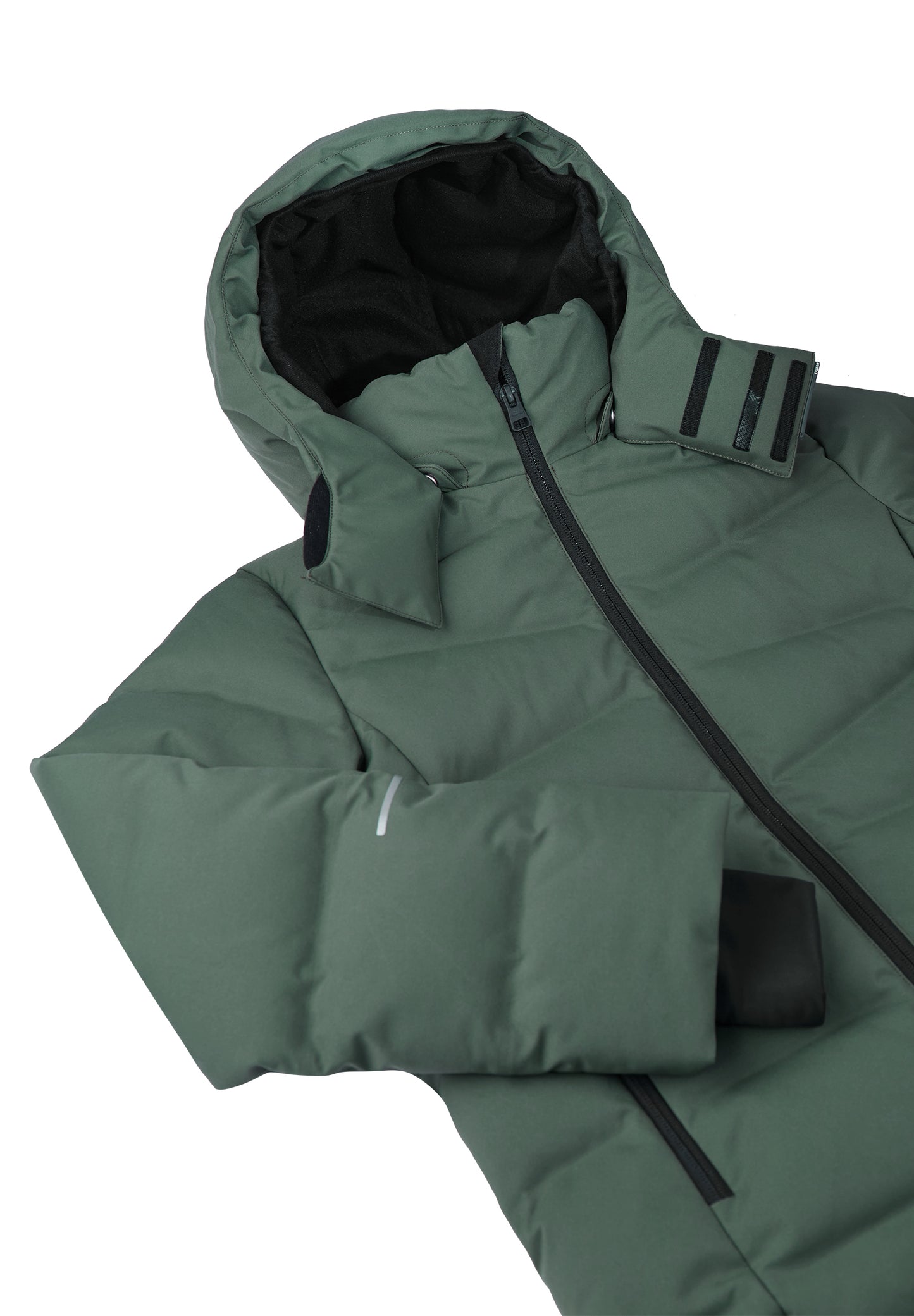 REIMA TEC warme Daunen-Skijacke/Winterjacke<br> Vaattunki <br>Gr. 116 bis 164 <br>echte zertifizierte Daune, waschbar<br> Schneefang & verstellbare Ärmelbündchen mit Lycraeinsätzen mit Daumenloch<br> funktionelle Details <br> WS 10'000 mm