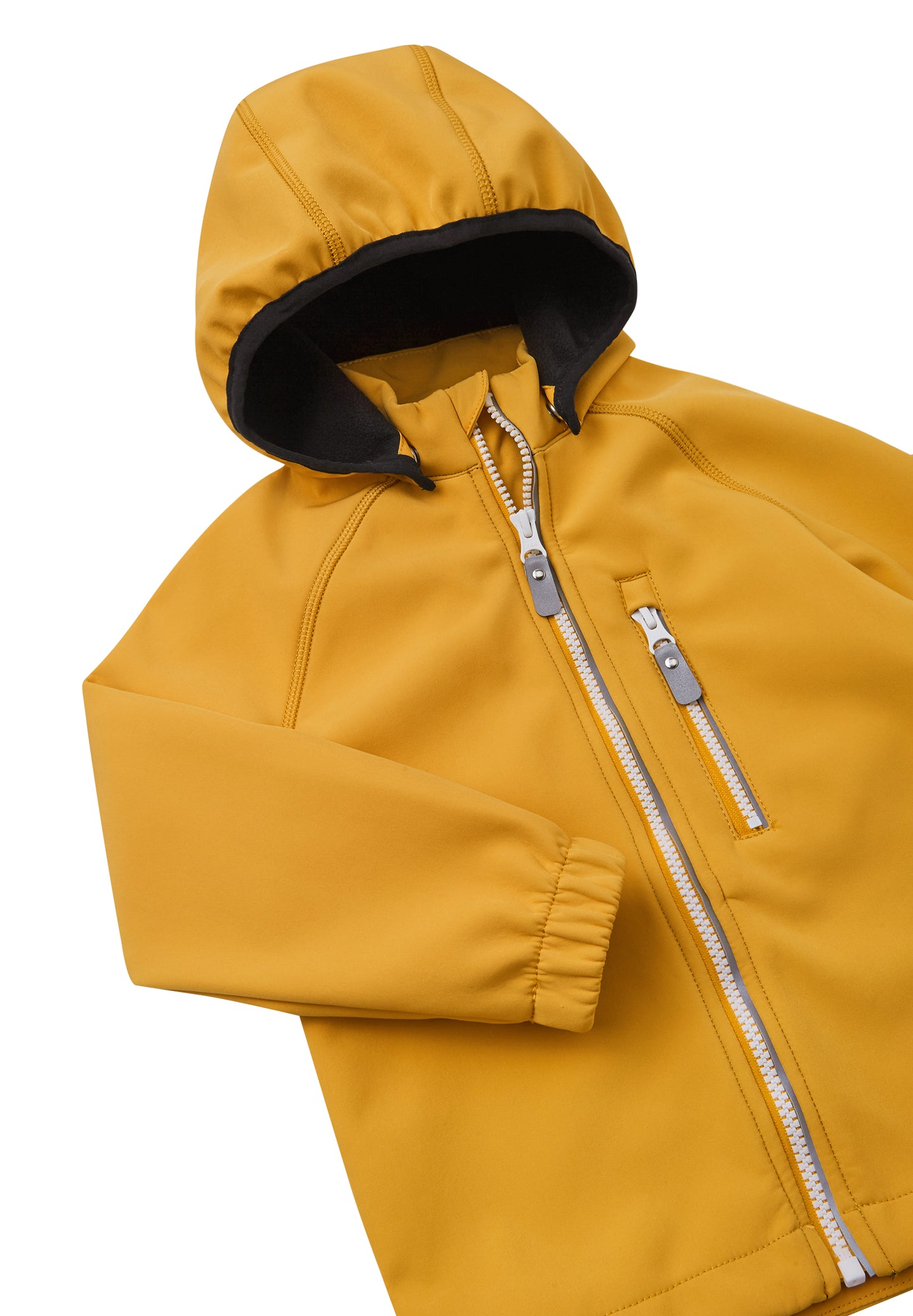 REIMA gefütterte Softshell-Jacke <br>Vantti <br>Gr. 80 bis 140<br> aussen Softshell<br> innen weiches Fleece <br>WS 10'000 mm