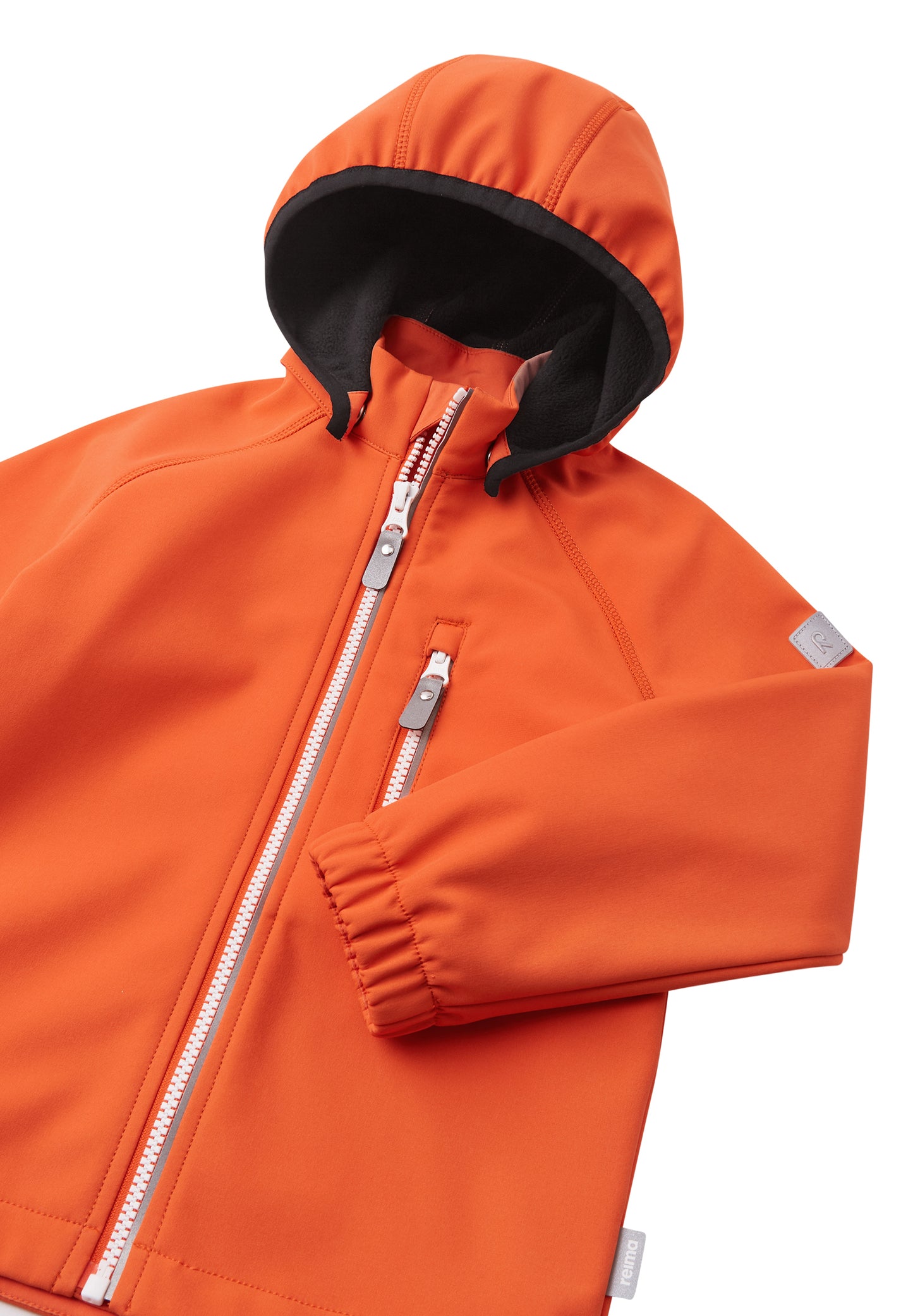 REIMA gefütterte Softshell-Jacke <br>Vantti <br>Gr. 80 bis 140<br> aussen Softshell<br> innen weiches Fleece <br>WS 10'000 mm