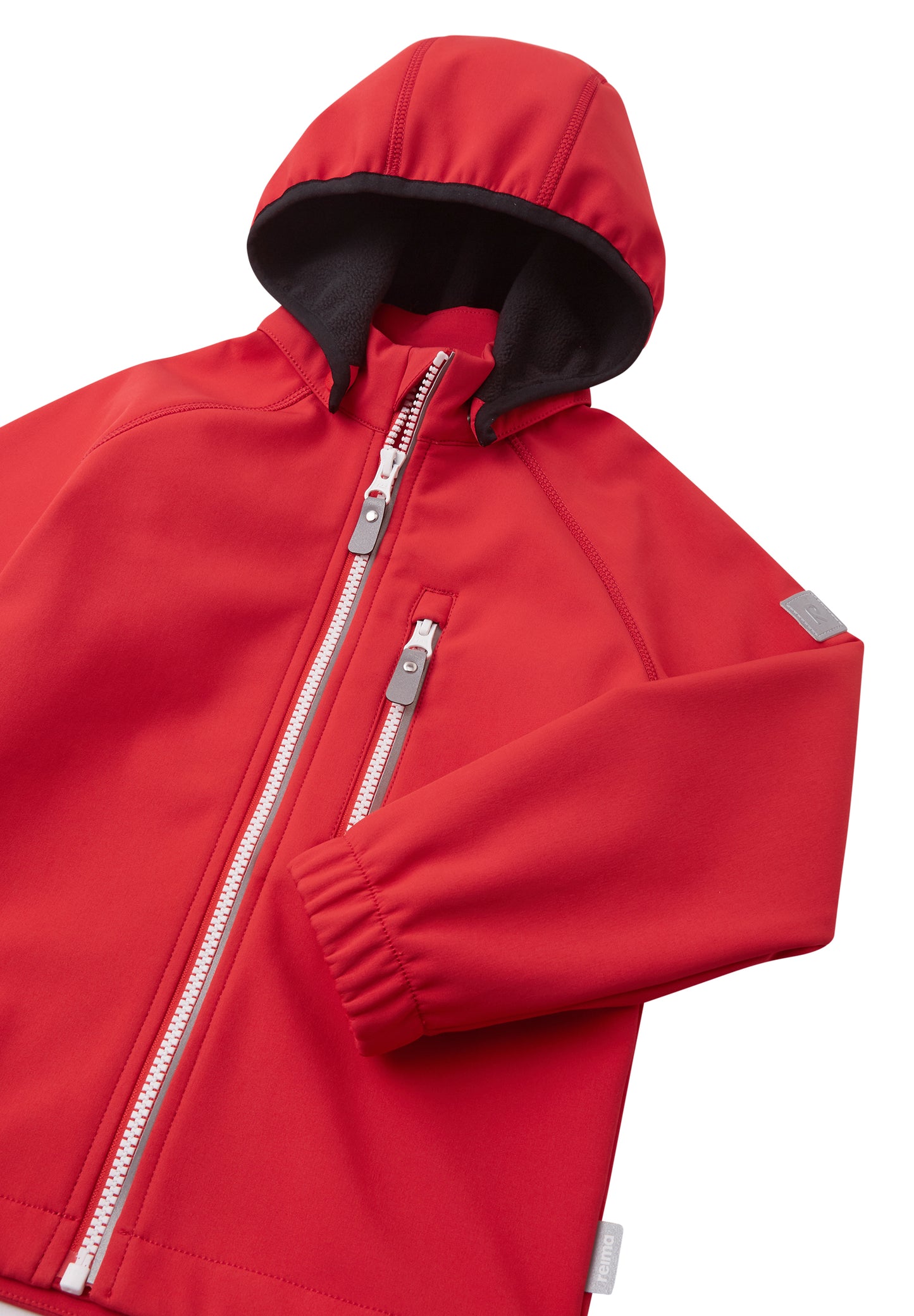 REIMA gefütterte Softshell-Jacke <br>Vantti <br>Gr. 80 bis 140<br> aussen Softshell<br> innen weiches Fleece <br>WS 10'000 mm