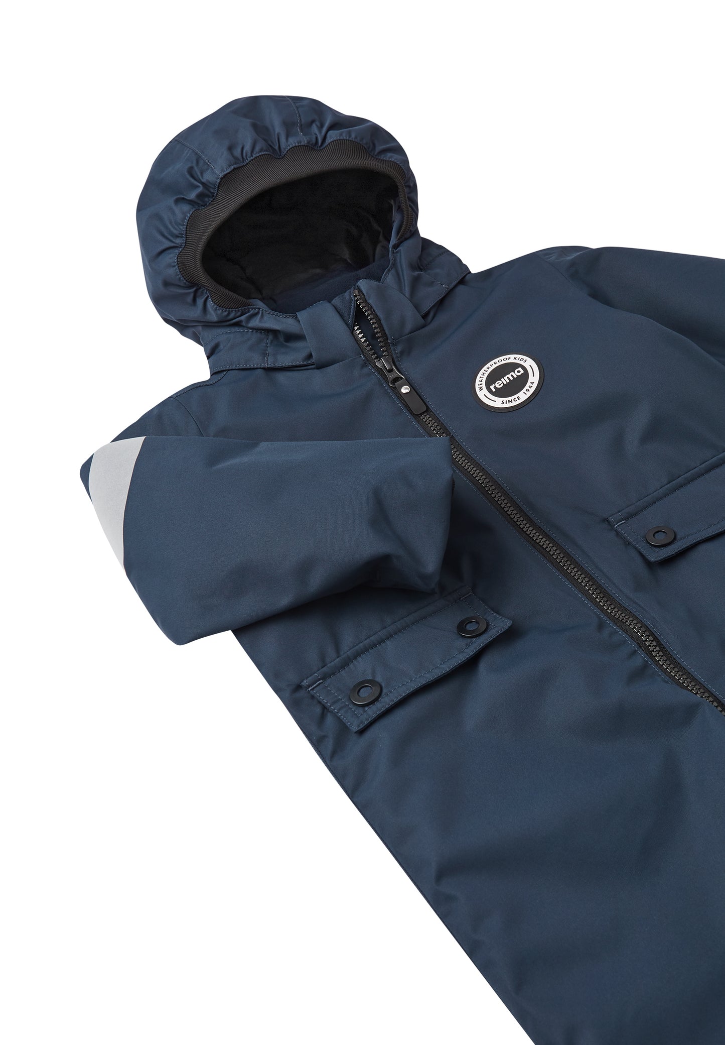 REIMA TEC gefütterter Übergangs- und Regenoverall <br>Marte Mid <br>Gr. 74 bis 92<br> Ideal für die Bauernhof/Wald-Spielgruppe<br> abnehmbare Fuss-Schlaufen <br> WS 10'000 mm