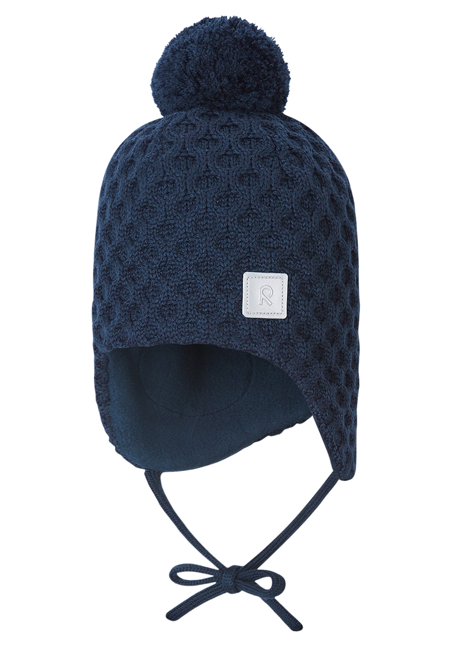 Reima Mütze mit Bändel <br>Nunavut <br>Gr. 46 bis 54 <br>innen hautfreundliches Fleece<br> aussen warme, wasserabweisende Merino-Wolle<br> Windstopper-Membrane im Ohrbereich