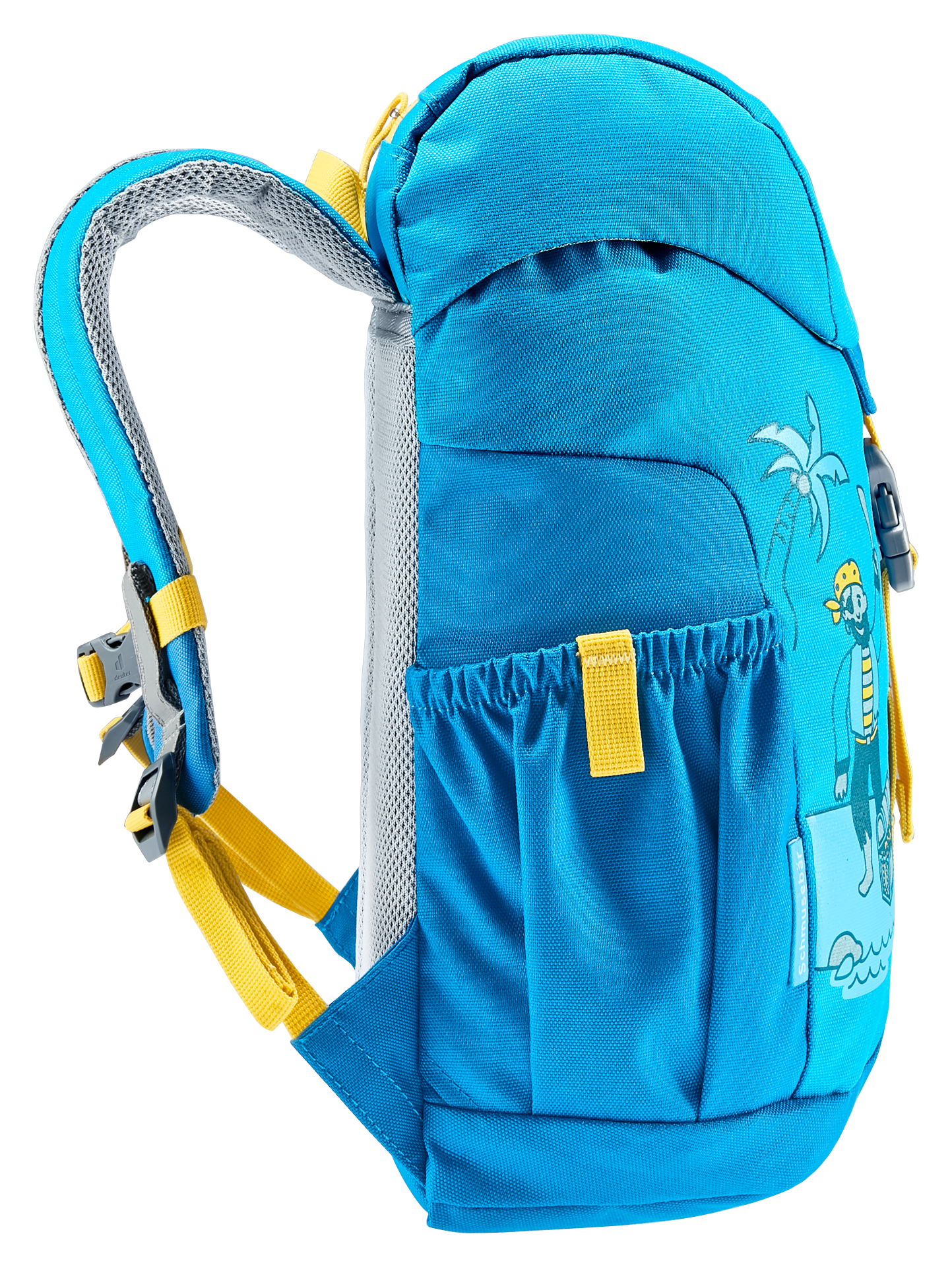 DEUTER Kinder-Rucksack <br> Schmusebär 8L<br> bequem & leicht<br> mit Brustgurt und herausnehmbarem Sitzkissen<br> ab ca. 3.5 Jahren 24-30cm Rückenlänge