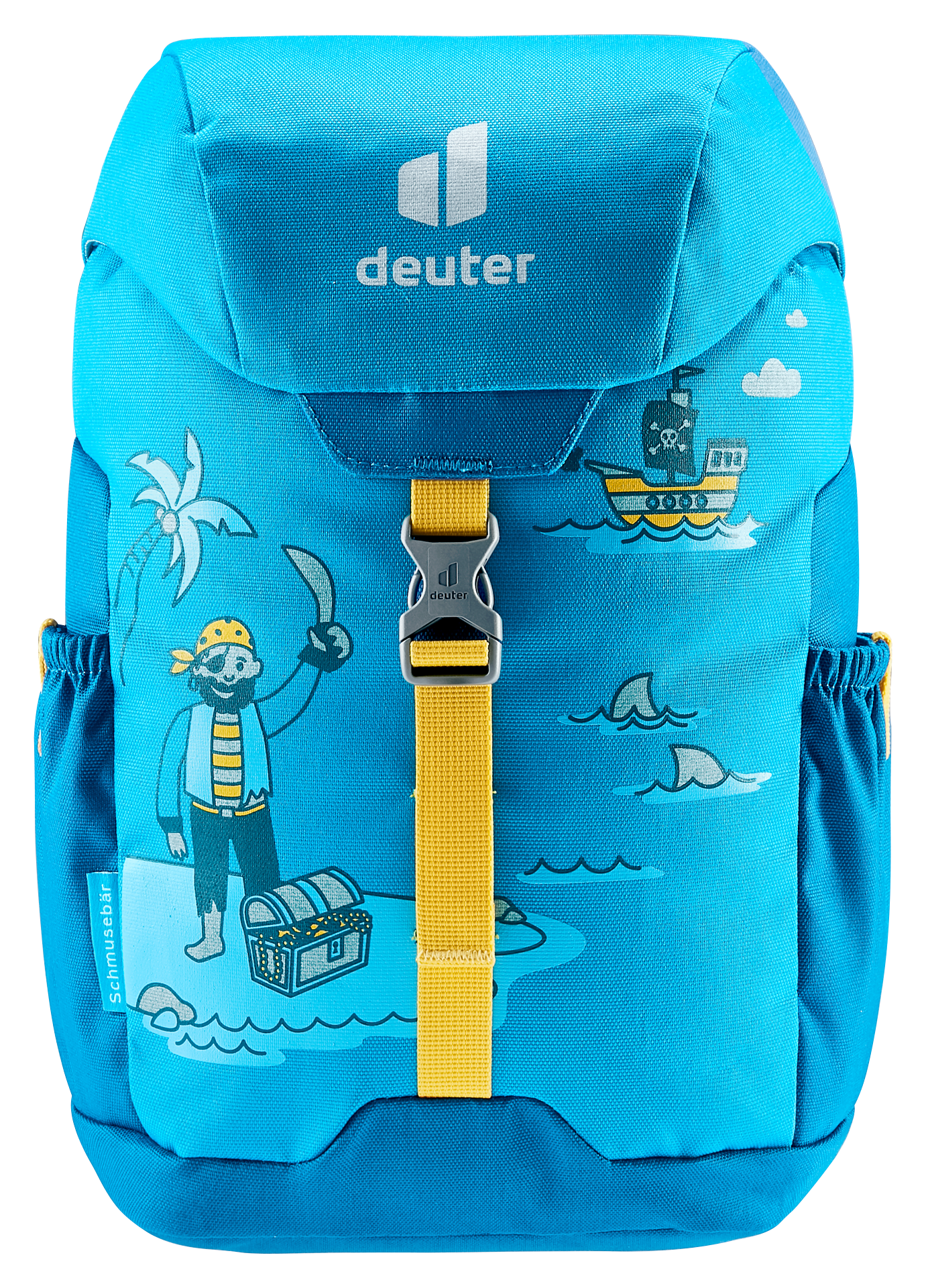 DEUTER Kinder-Rucksack <br> Schmusebär 8L<br> bequem & leicht<br> mit Brustgurt und herausnehmbarem Sitzkissen<br> ab ca. 3.5 Jahren 24-30cm Rückenlänge