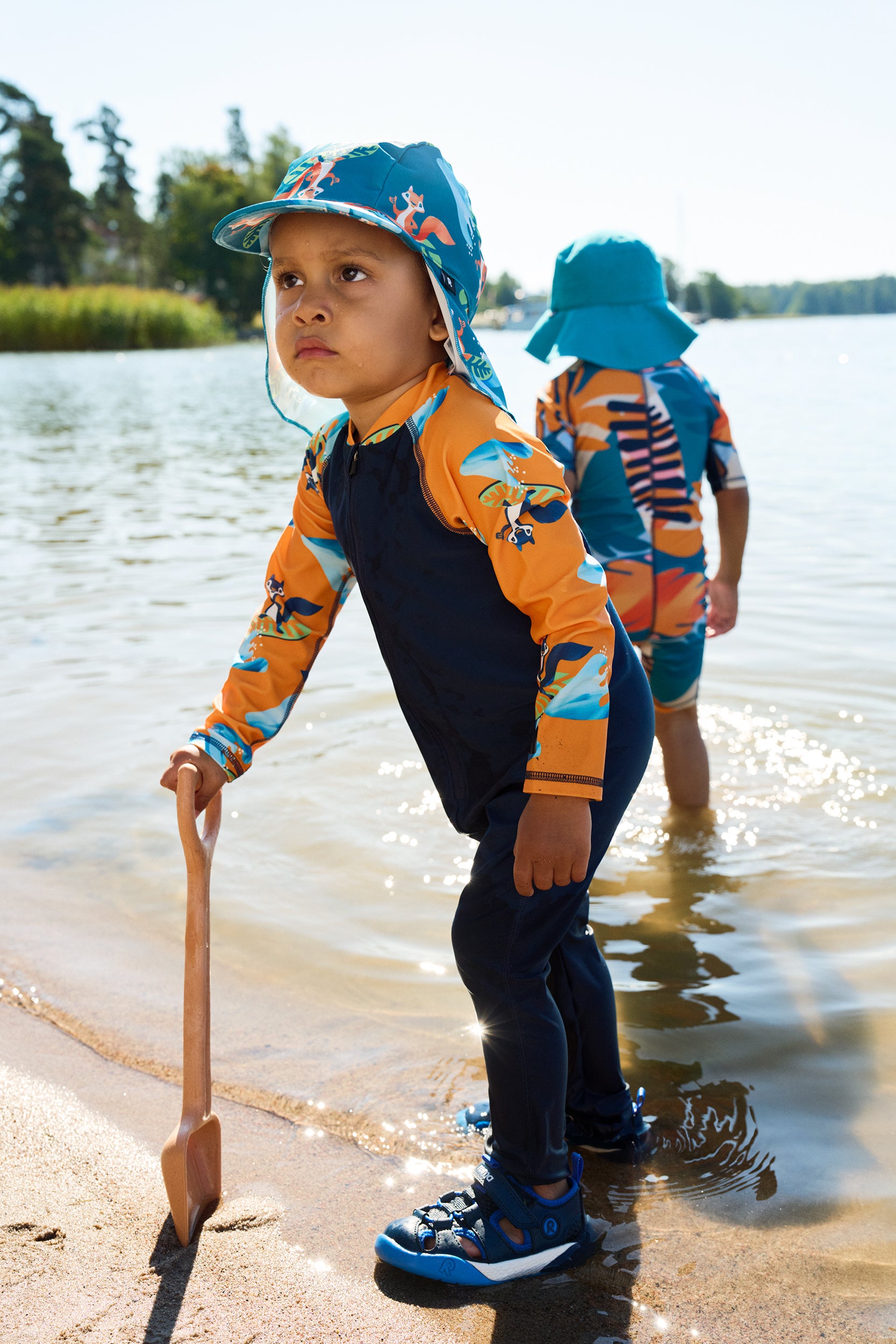REIMA Kinder Sonnenhut / UV-Hut Kilpikonna blau 5300154A 7916