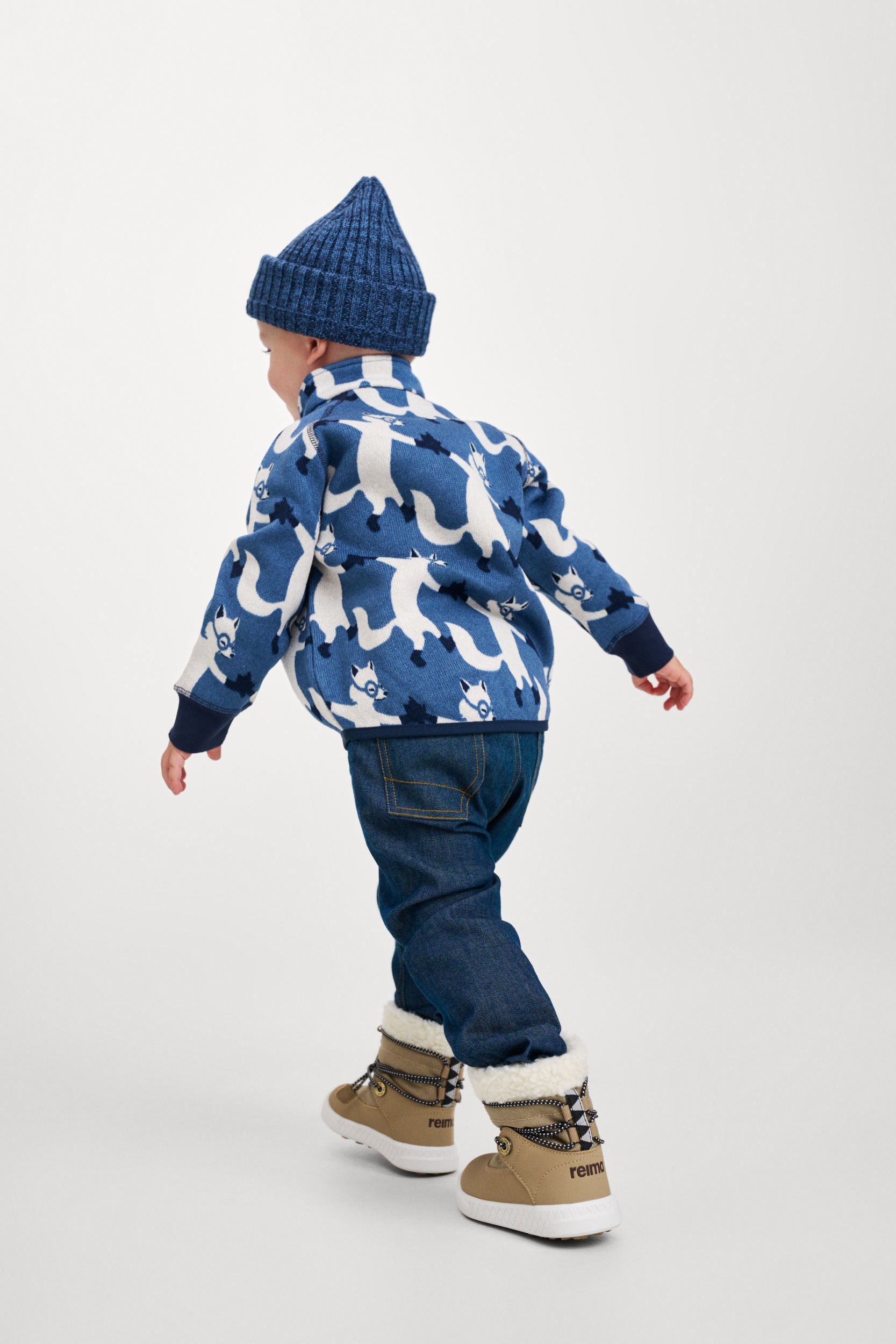 REIMA Kinder Fleecejacke / Faserpelz Ornament 5200043A-67A5