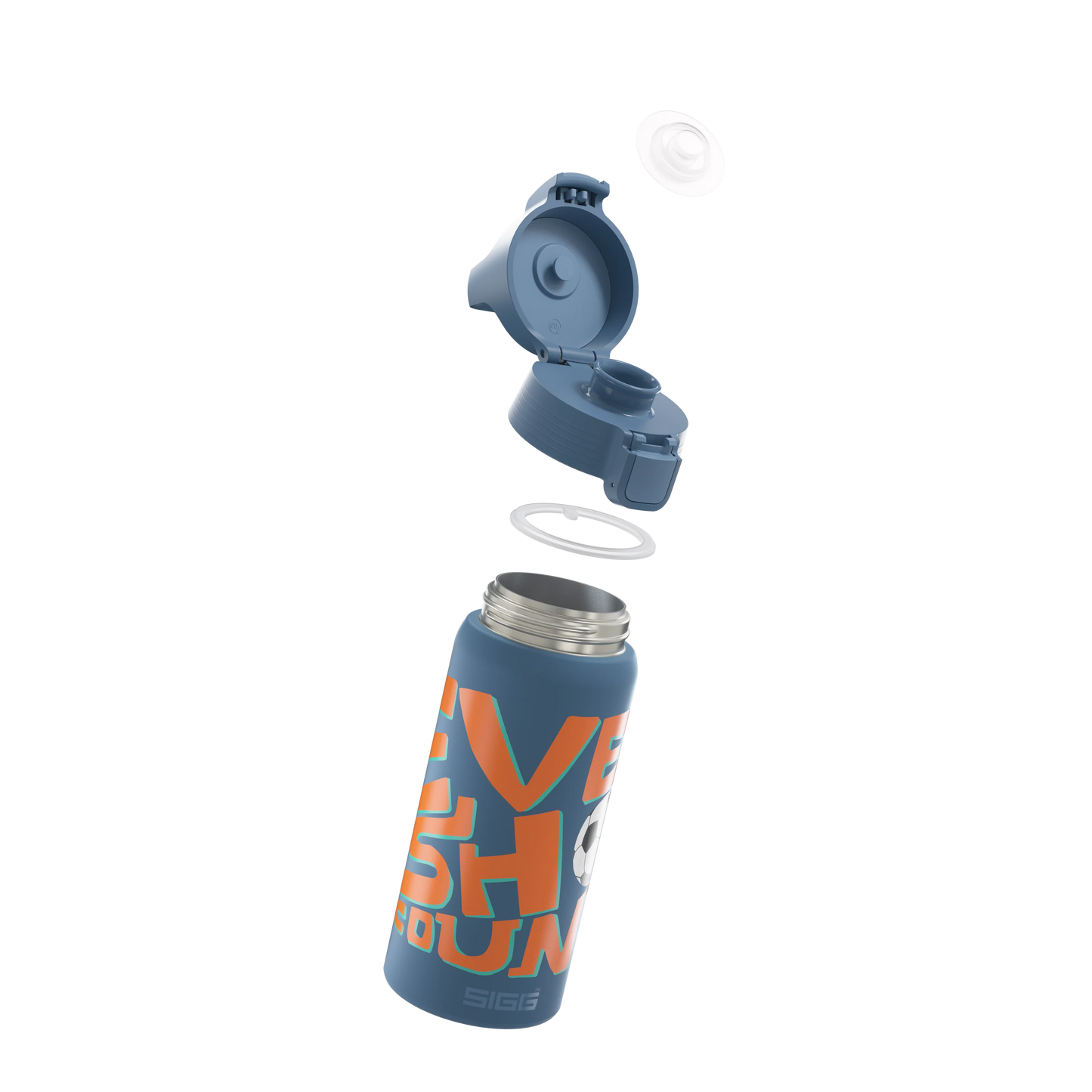 SIGG Thermo Trinkflasche <br>Shield Therm One 0.5L<br> Recycling-Edelstahl <br> Schadstofffrei <br>auslaufsicher <br>  hält Flüssigkeiten kalt/heiss