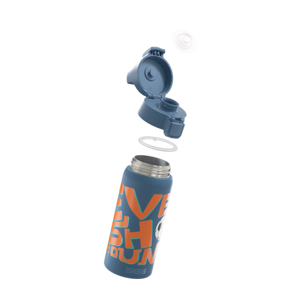 SIGG Thermo Trinkflasche <br>Shield Therm One 0.5L<br> Recycling-Edelstahl <br> Schadstofffrei <br>auslaufsicher <br>  hält Flüssigkeiten kalt/heiss