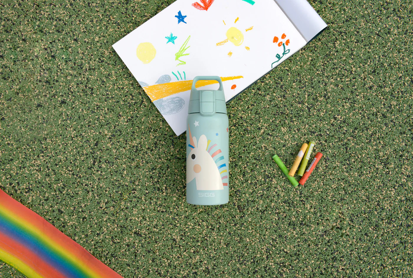 Sigg Kinder Thermo Trinkflasche Shield Therm One 0.5L Einhorn 6023.00