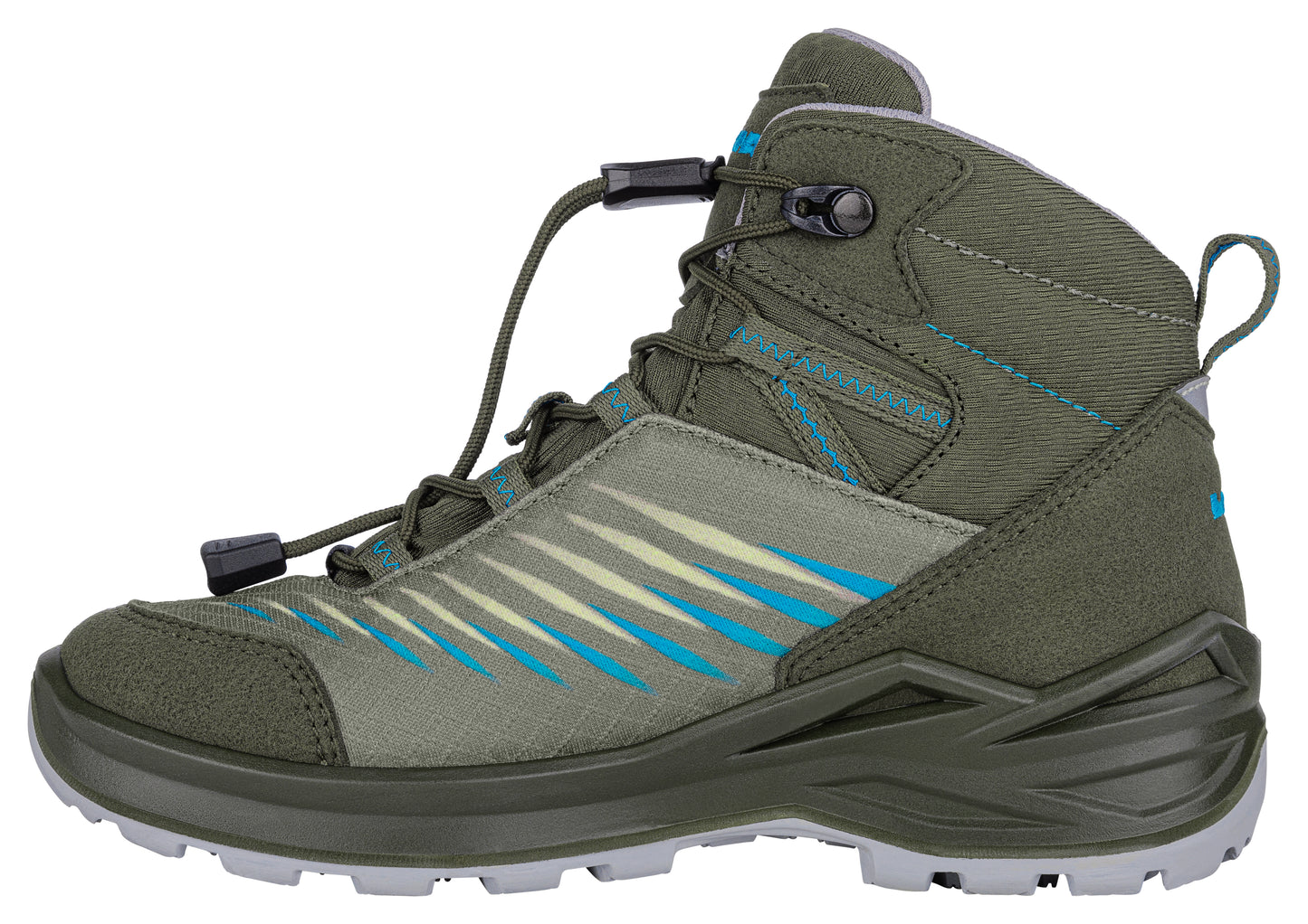 LOWA wasserdichter Wander/Trekkingschuh<br> Zirrox II GTX MID JR.<br>Gr. 26, 34 <br> für Waldspielgruppe, Waldtage und zum Wandern<br>GORE-TEX (100% wasserdicht)