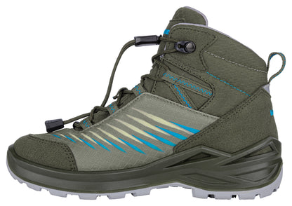 LOWA wasserdichter Wander/Trekkingschuh<br> Zirrox II GTX MID JR.<br>Gr. 26, 34 <br> für Waldspielgruppe, Waldtage und zum Wandern<br>GORE-TEX (100% wasserdicht)