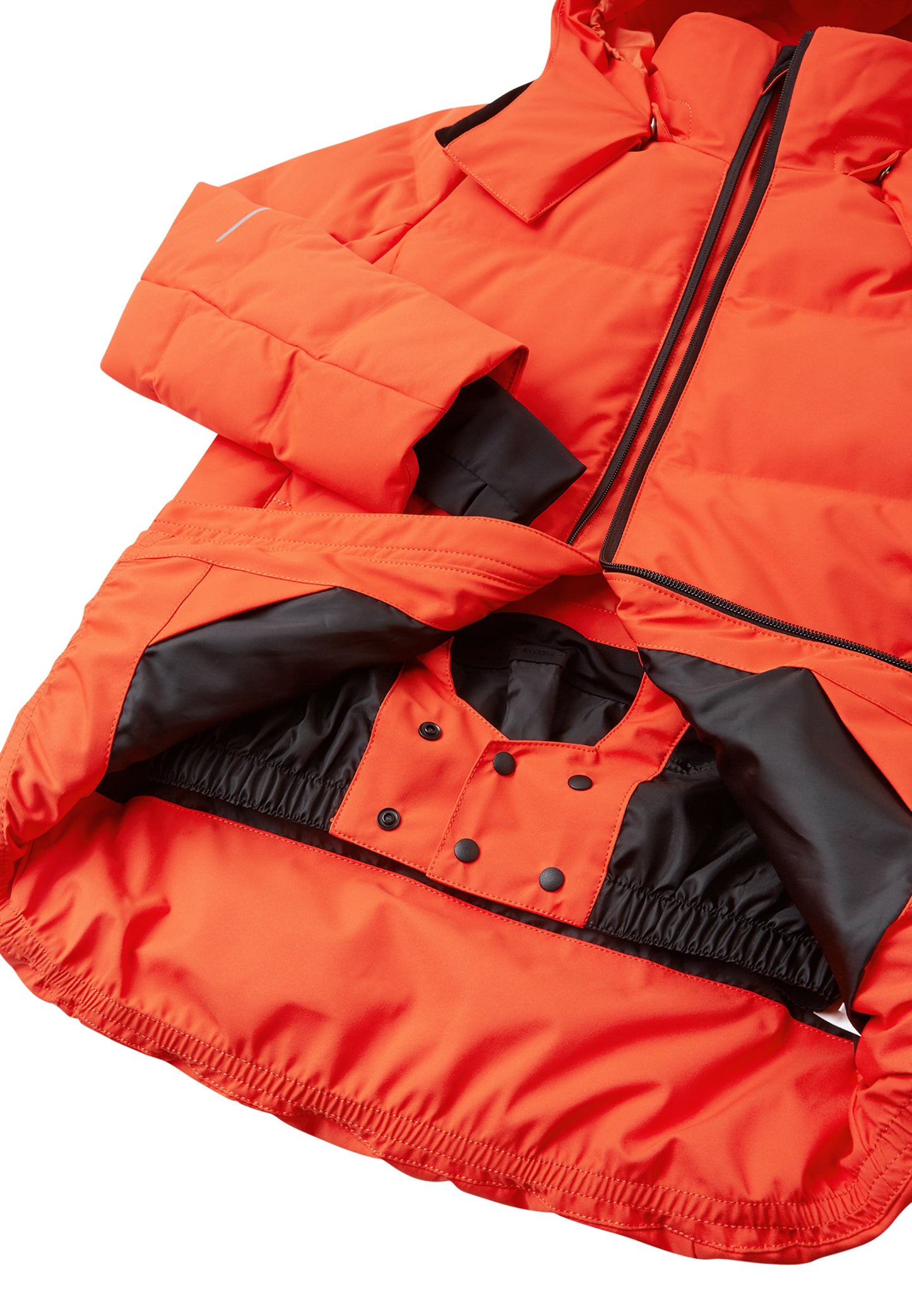 REIMA TEC warme Daunen-Skijacke/Winterjacke<br> Alkkula<br>Gr. 104, 110, 116, 122, 140, 164 <br>echte zert. Daune, waschbar<br> Schneefang & verstellbare Ärmelbündchen mit Lycraeinsätzen mit Daumenloch<br> funktionelle Details <br> WS 10'000 mm