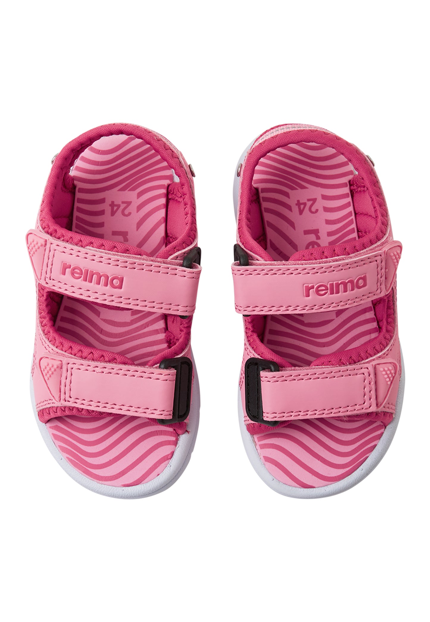 REIMA Sandalen / Badesandalen<br> Bungee <br>Gr. 24, 25, 27, 28, 29, 30, 31, 32 <br> sehr leicht & weich<br> zwei Klettverschlüsse seitlich für selbstständiges Anziehen<br> auch im/am Wasser geeignet