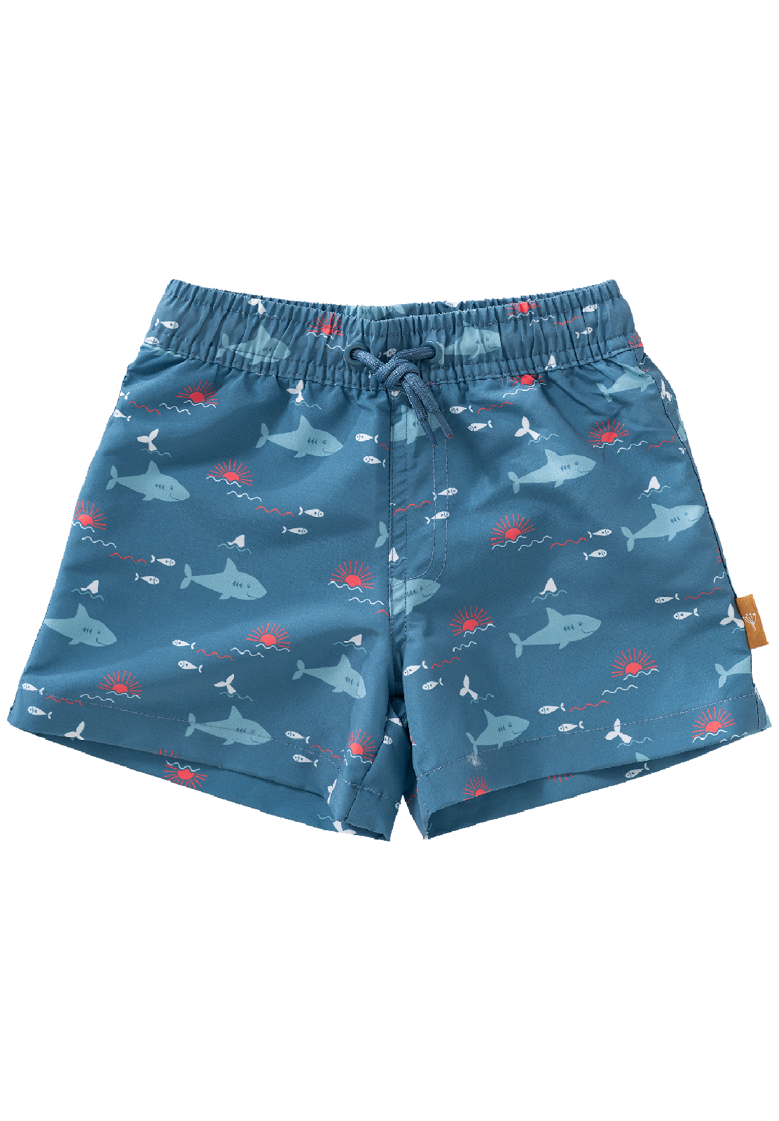 FRESK Kinder Badeshort / Badehose mit UV-Schutz 50 blau Hai