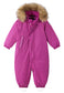 REIMA TEC Winteroverall/Skianzug<br> Gotland <br>Gr. 74 bis 98<br> Po-Bereich extra dick isoliert<br> auch ohne Kunst-Pelz tragbar<br> abnehmbare Fuss-Schlaufen<br> WS >12'000 mm