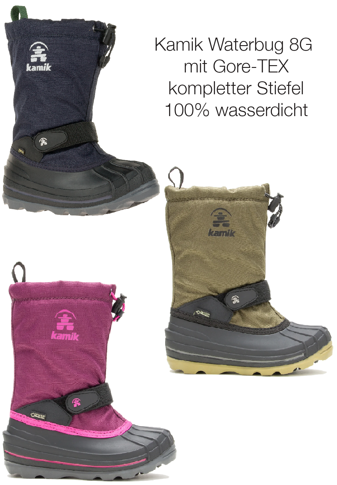 KAMIK Winter-Stiefel Waterbug8G GORE-TEX Kind&Wetter Winterthur