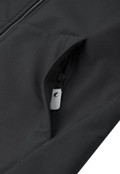 REIMA gefütterte Softshell-Jacke <br>Koivula <br>Gr. 146, 152, 164<br> aussen Softshell <br>innen weiches Fleece <br>WS 10'000 mm
