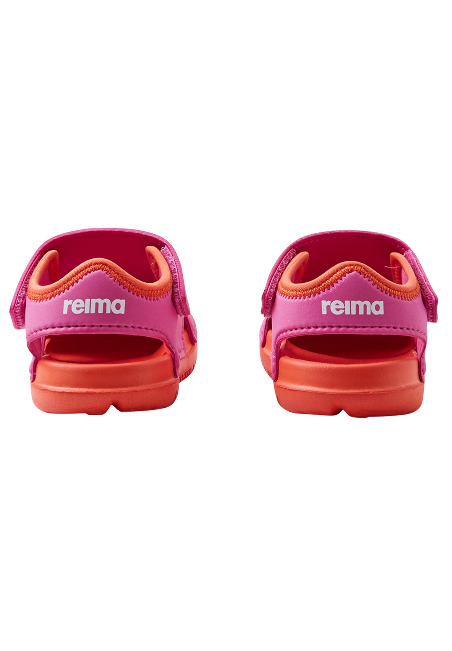 Reima Sandalen / Badesandalen AKTIONSFARBE<br> Koralli <br>Gr. 22, 23, 26, 27, 29<br> leicht & weich<br> zwei Klettverschlüsse seitlich für selbstständiges Anziehen<br> auch im/am Wasser geeignet