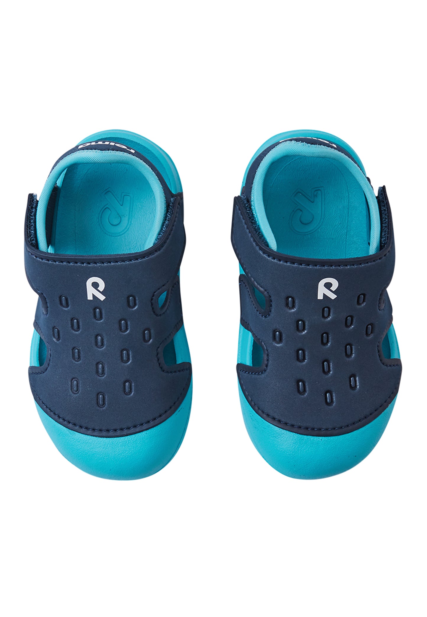 Reima Sandalen / Badesandalen<br> Koralli <br>Gr. 22, 24, 28<br> leicht & weich<br> zwei Klettverschlüsse seitlich für selbstständiges Anziehen<br> auch im/am Wasser geeignet