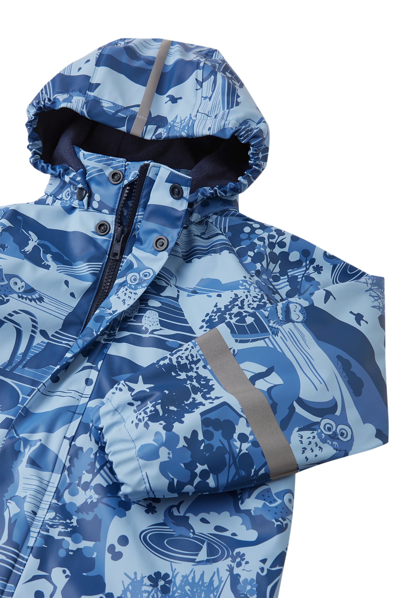 REIMA gefütterte Regenjacke/Matschjacke <br>Koski <br>Gr. 92, 104<br> innen warmes Fleece <br>WS 10'000 mm