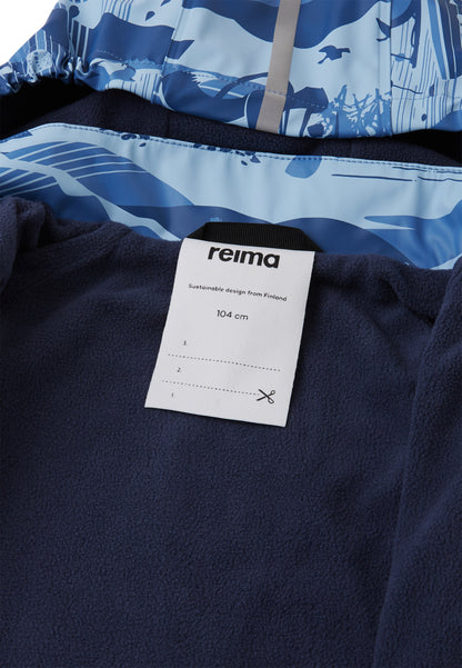 REIMA gefütterte Regenjacke/Matschjacke <br>Koski <br>Gr. 92, 104<br> innen warmes Fleece <br>WS 10'000 mm
