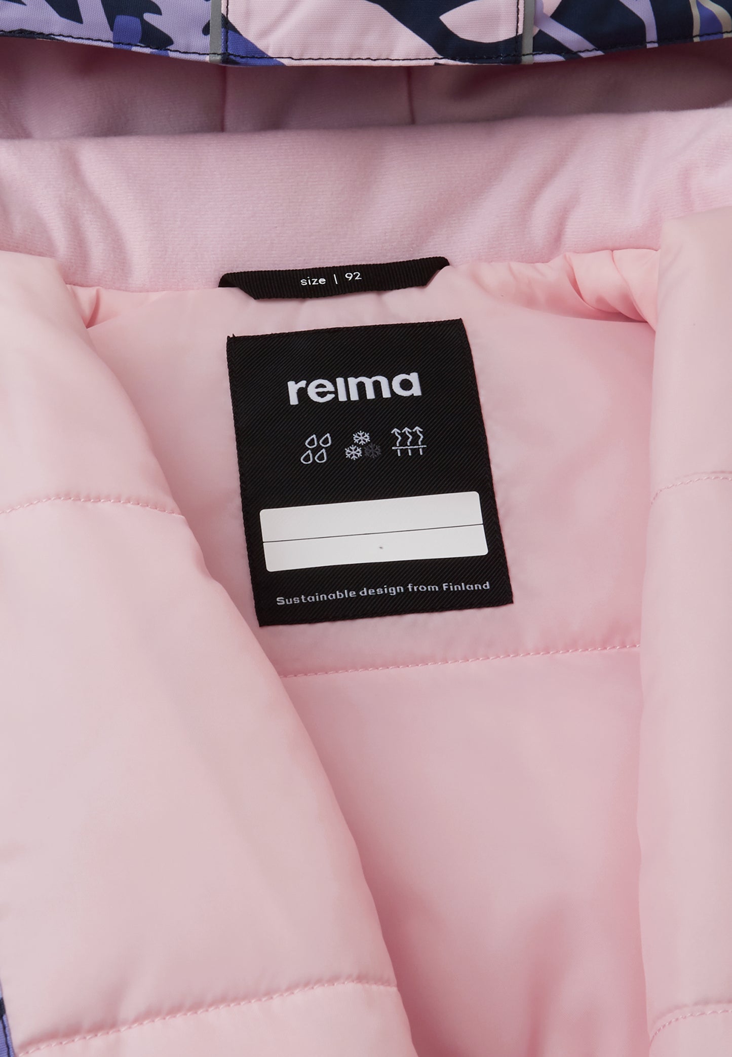 REIMA TEC Winterjacke/Kurzparka Kuhmoinen <br>Gr. 92, 104, 110<br> Taille regulierbar<br> WS 10'000