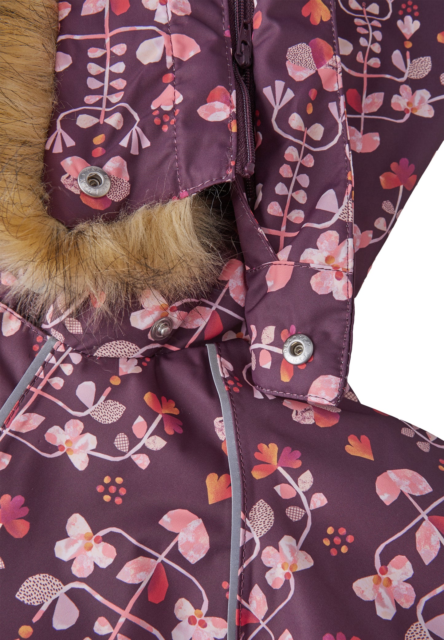 REIMA TEC Winteroverall/Skianzug <br>Lappi <br>Gr. 80<br> Po-Bereich extra dick isoliert<br> Taille regulierbar<br> Kunst-Pelz abnehmbar<br> abnehmbare Fuss-Schlaufen<br> WS 12'000 mm