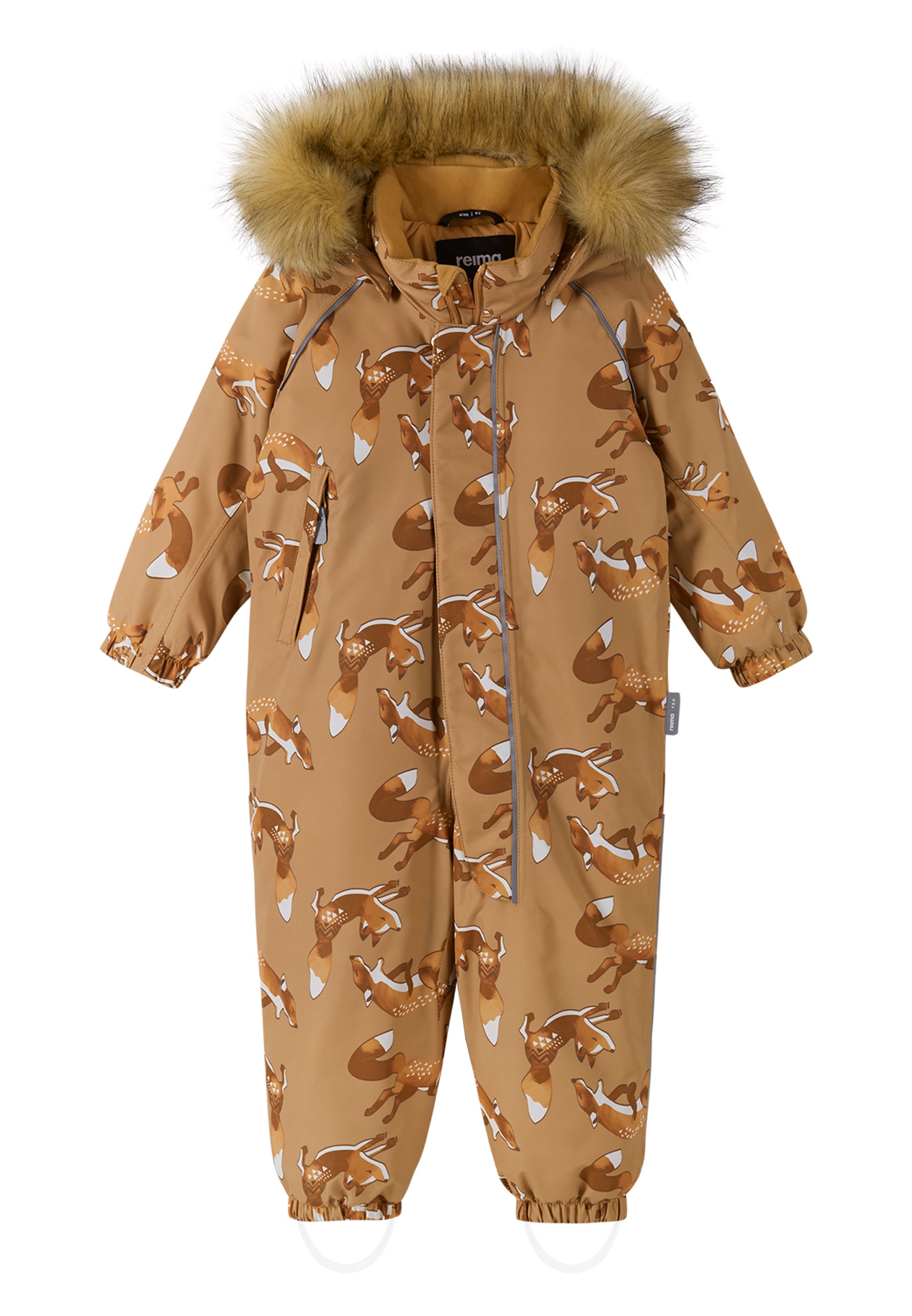 REIMA TEC Kinder Winteroverall / Skianzug Lappi braun 5100129A 11A2