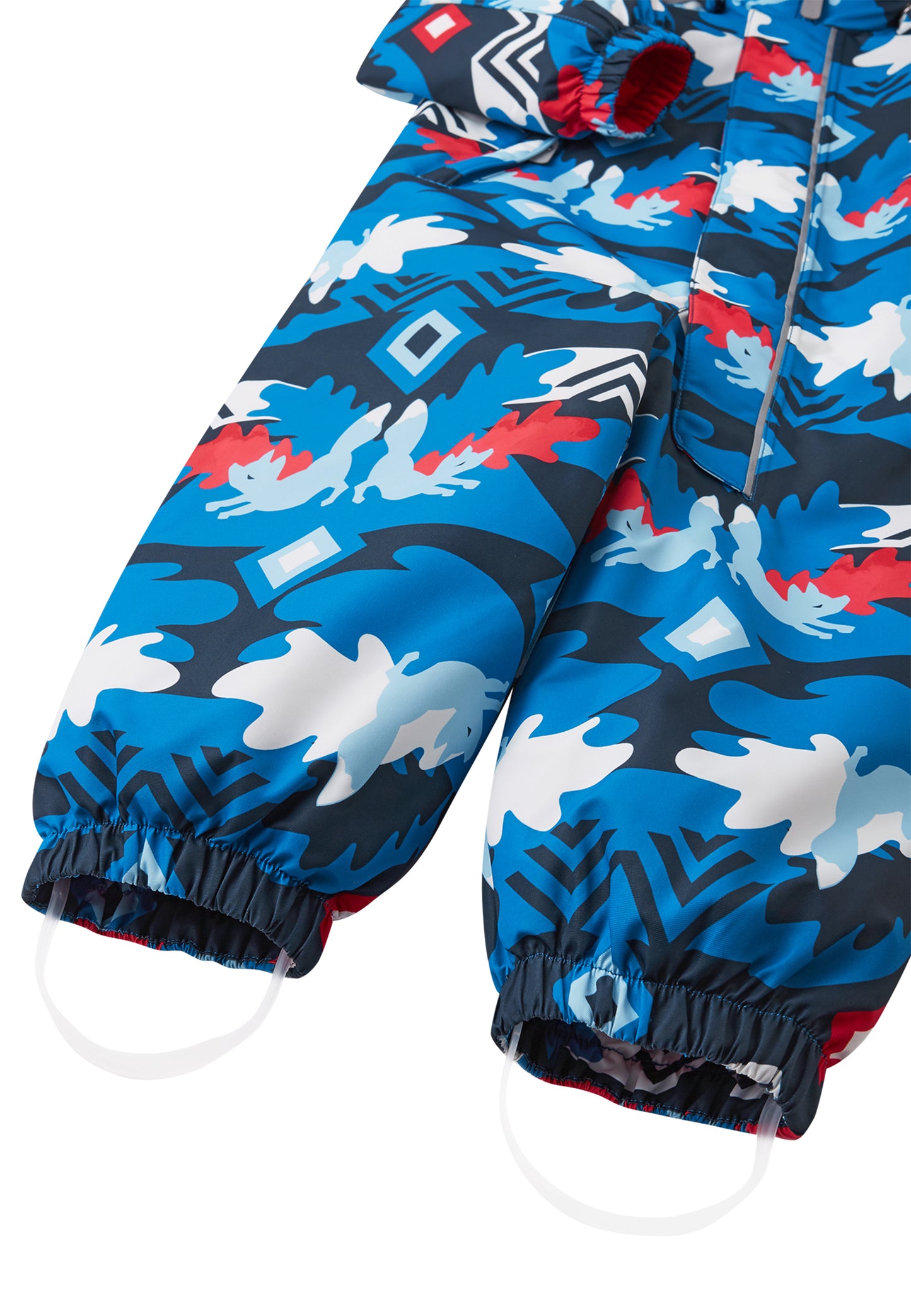 REIMA TEC Winteroverall/Skianzug AKTIONSFARBE <br>Lappi <br>Gr. 92<br> Po-Bereich extra dick isoliert<br> Taille regulierbar<br> Kunst-Pelz abnehmbar<br> abnehmbare Fuss-Schlaufen<br> WS 12'000 mm