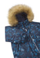 REIMA TEC Winteroverall/Skianzug <br>Lappi <br>Gr. 80 bis 98<br> Po-Bereich extra dick isoliert<br> Taille regulierbar<br> Kunst-Pelz abnehmbar<br> abnehmbare Fuss-Schlaufen<br> WS 15'000 mm