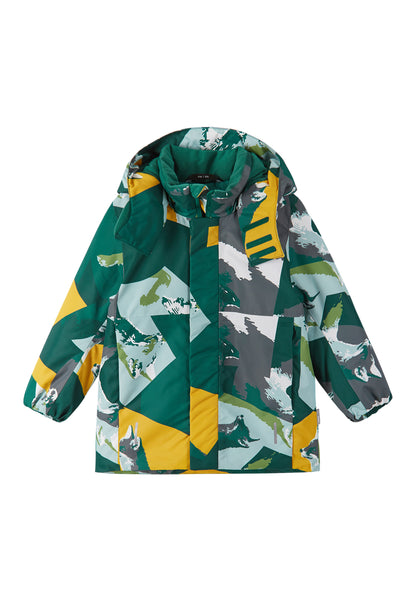 REIMA TEC Kinder Winterjacke Marttila grün 5100363A 69A6