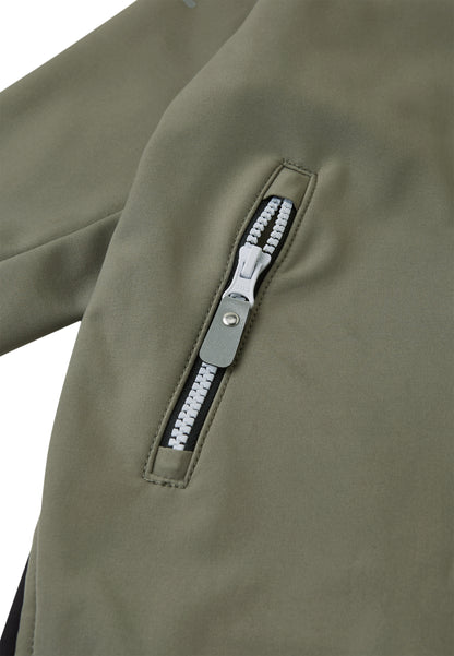 REIMA gefütterter Softshell-Overall<br> Mjosa <br>Waldspielgruppe, Outdoor, KiTa<br> Gr. 74, 80, 92<br> innen warmes Fleece<br> Bein- und Po extra strapazierfähig<br> abnehmbare Fussgummi<br> WS 12'000 mm