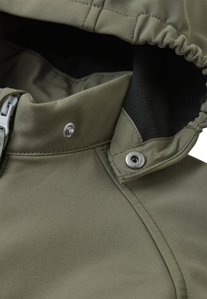 REIMA gefütterter Softshell-Overall<br> Mjosa <br>Waldspielgruppe, Outdoor, KiTa<br> Gr. 74, 80, 92<br> innen warmes Fleece<br> Bein- und Po extra strapazierfähig<br> abnehmbare Fussgummi<br> WS 12'000 mm