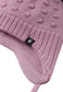 Reima Mütze mit Bändel <br>Myyry <br>Gr. 46 bis 54 <br>innen hautfreundliches Fleece<br> aussen warme, wasserabweisende Merino-Wolle<br> Windstopper-Membrane im Ohrbereich<br> zwei süsse Kunstfell-Pompoms