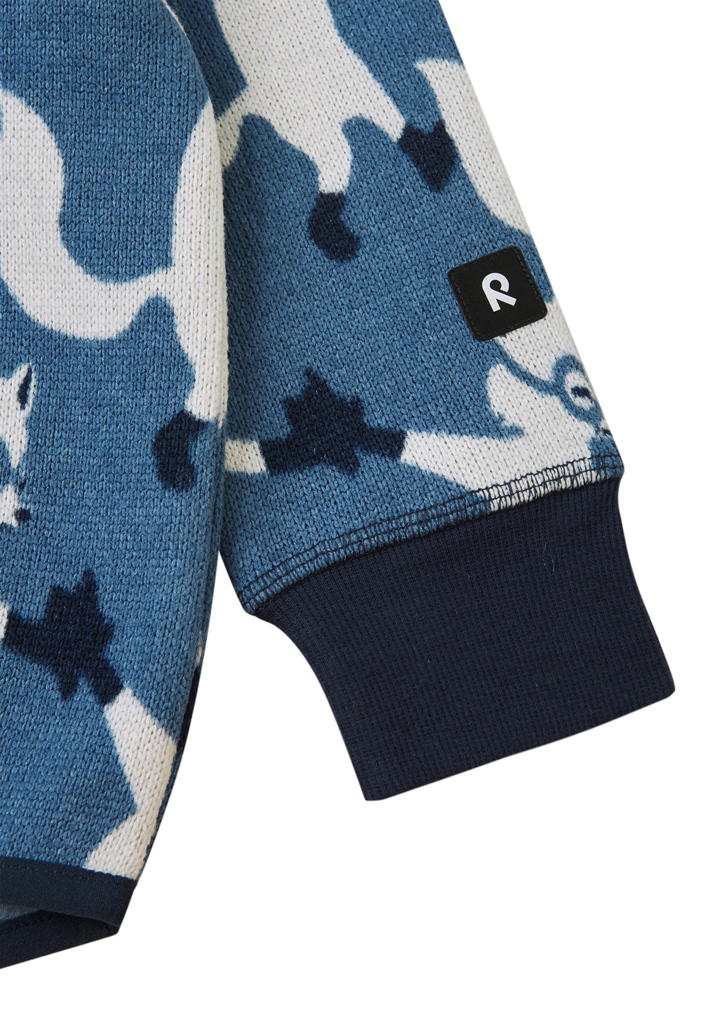 REIMA Jacke Strick-Fleece<br> Ornament <br>Gr. 80, 92 <br> etwas dickere Qualität<br> sehr warm, 310 g/m2 Dicke
