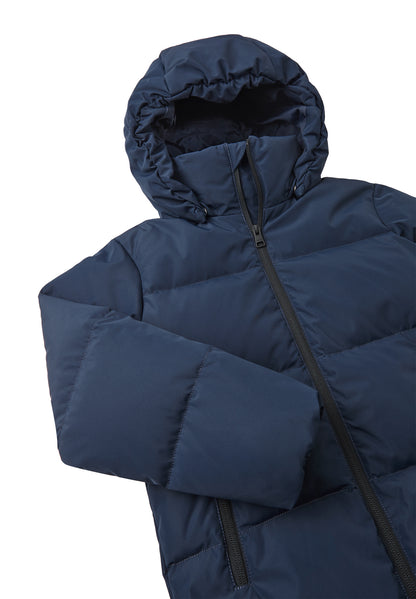 REIMA warme Daunen Winterjacke <br>Paimio <br> Gr. 116,122,128,140,146,152,158,164<br> echte zertifizierte Daune, waschbar<br> WS 10'000 mm