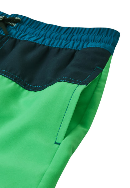 REIMA Badehose <br> Palmu <br>Gr. 110, 116, 122, 128, 134, 146, 152<br> UV-Schutzfaktor 50+<br> schnelltrocknend<br> Netzhose innen <br>Bund regulierbar<br> Länge Mitte Oberschenkel