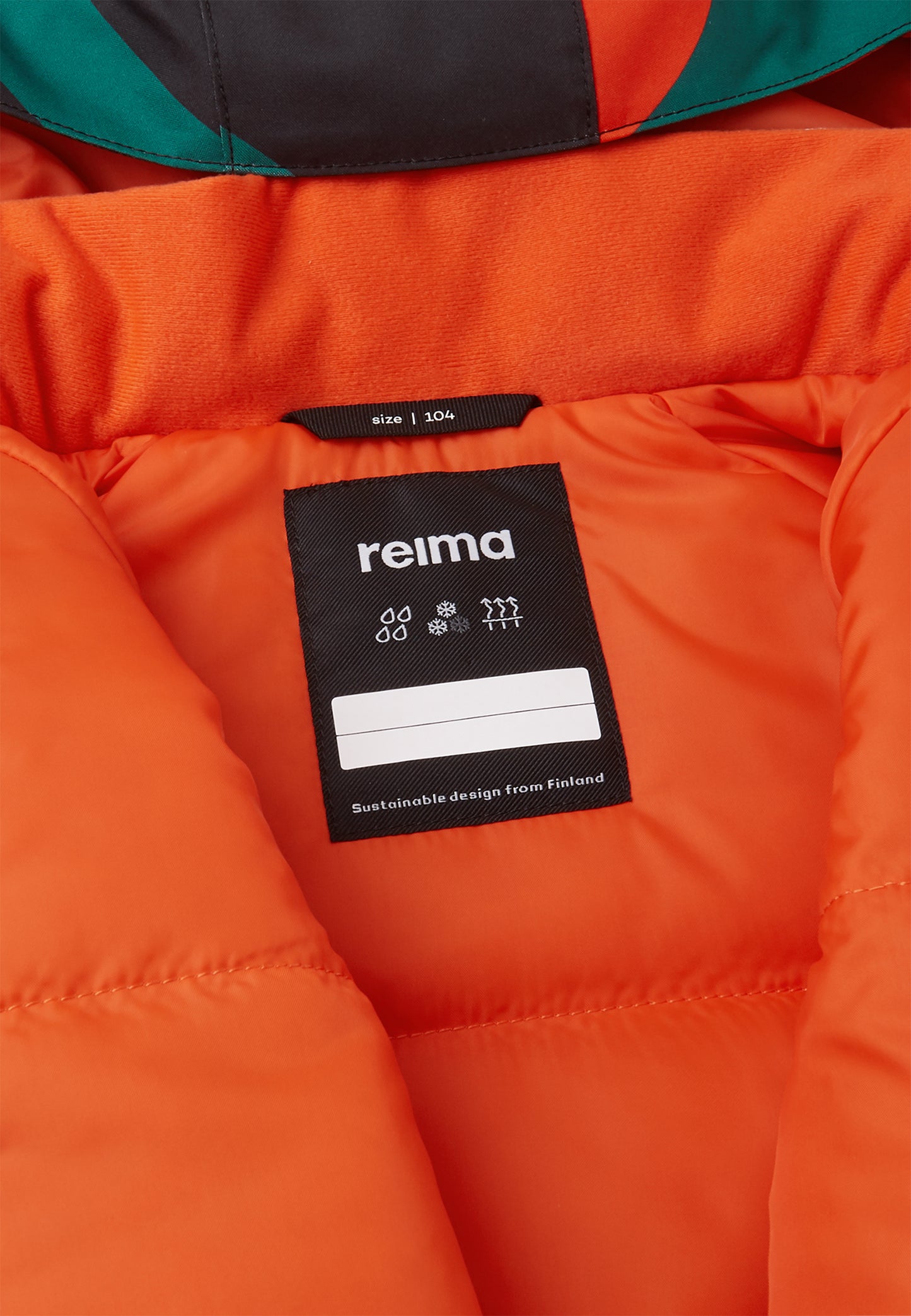 REIMA TEC Skijacke/Winterjacke Palsi <br>Gr. 116, 140<br> Schneefang & verstellbare Ärmelbündchen<br> funktionelle Details<br> WS 10'000 mm