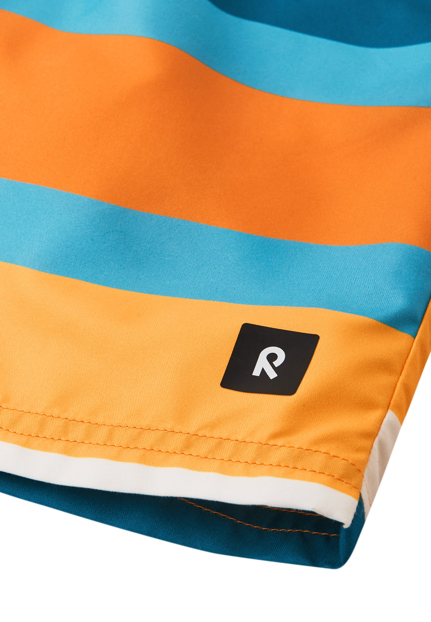 REIMA Badehose <br>Papaija <br>Gr. 98, 104, 110, 128, 140<br> UV-Schutzfaktor 50+<br> schnelltrocknend<br> mit Netzhose innen <br>Bund mit Kordel regulierbar<br> knielang