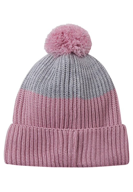 Reima Mütze<br>Pilke <br>Gr. 48/50, 52/54, 56/58 <br>eingenähtes reflektierendes Garn <br>innen hautfreundliches Fleece<br> aussen warmer, wasserabweisender Woll-Mix<br> Windstopper-Membrane im Ohrbereich