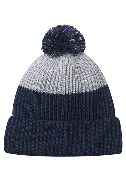 REIMA Mütze<br>Pilke <br>Gr. 48/50, 52/54 <br>eingenähtes reflektierendes Garn <br>innen hautfreundliches Fleece<br> aussen warmer, wasserabweisender Woll-Mix<br> Windstopper-Membrane im Ohrbereich