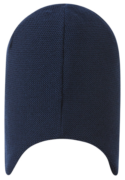 REIMA Mütze<br> Pipopaa<br>Gr. 50, 52 <br>innen hautfreundliches Fleece<br> aussen warme, wasserabweisende Merino-Wolle<br>Windstopper-Membrane im Ohrbereich<br> länger geschnitten im Ohrbereich ohne Bändel