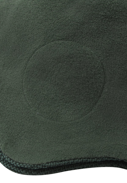 REIMA Mütze<br> Pipopaa<br>Gr. 50 <br>innen hautfreundliches Fleece<br> aussen warme, wasserabweisende Merino-Wolle<br>Windstopper-Membrane im Ohrbereich<br> länger geschnitten im Ohrbereich ohne Bändel