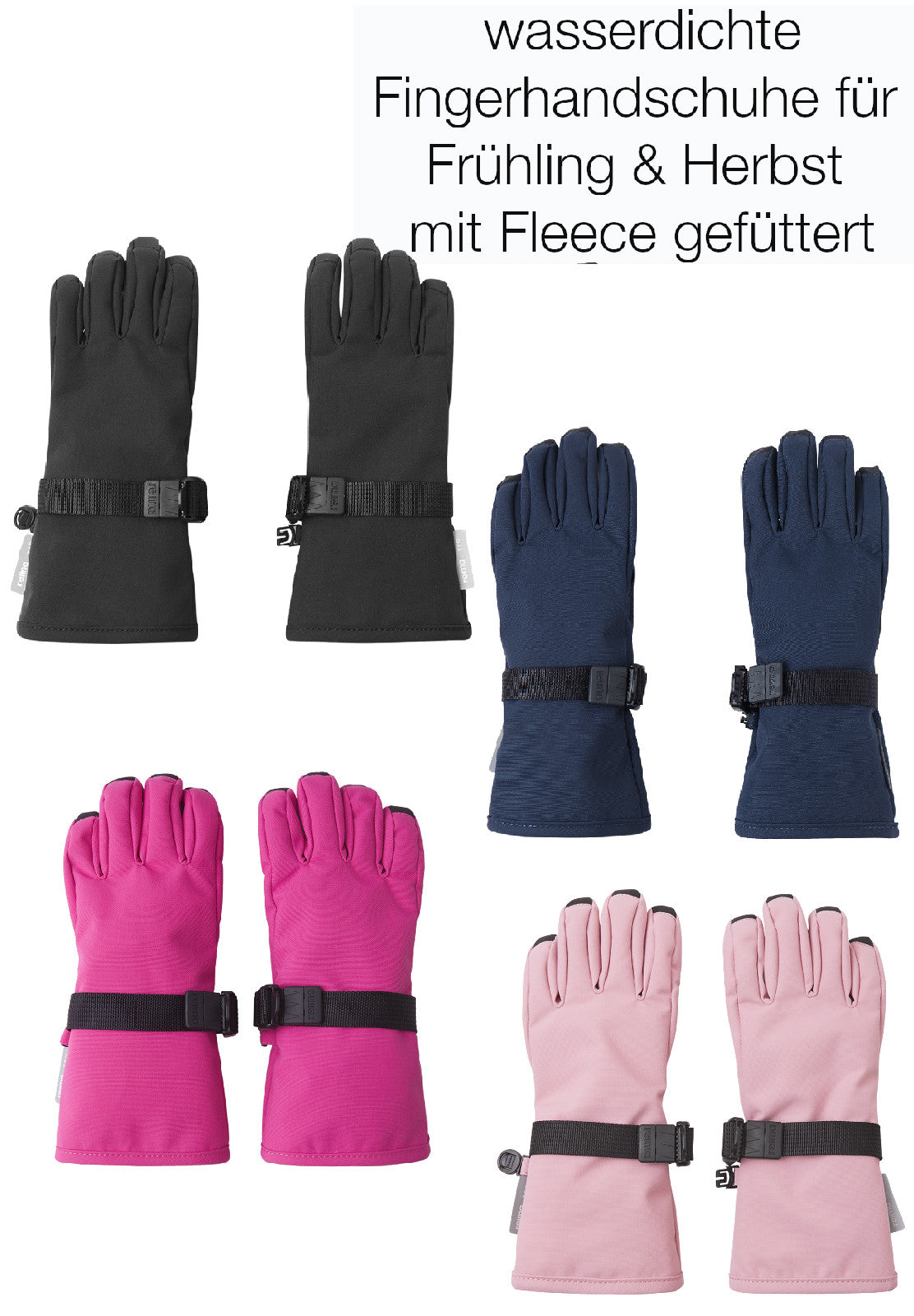 REIMA TEC Finger-Handschuhe für Frühling & Herbst Pivo 5300064A/B