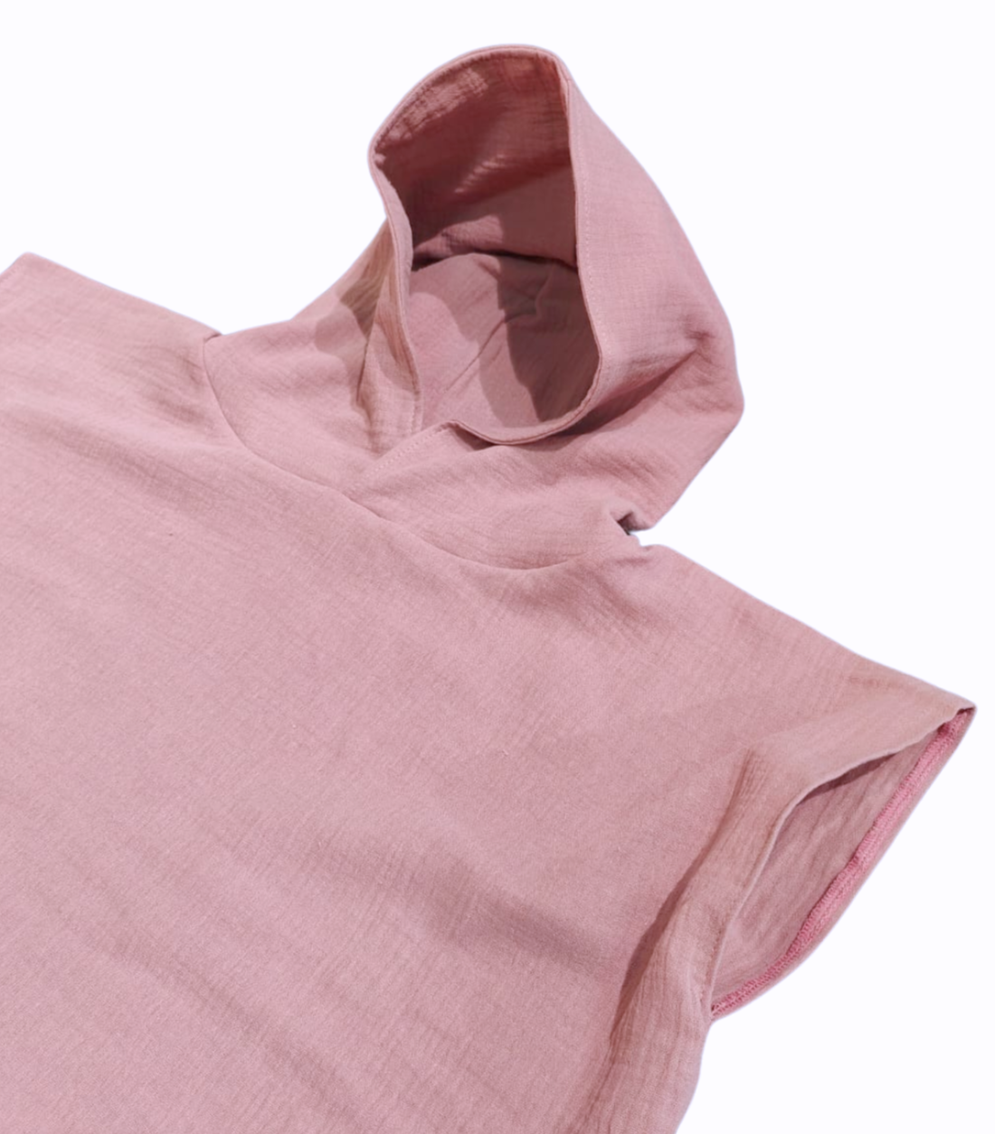 Bade-Poncho aus Bio-Musselinstoff